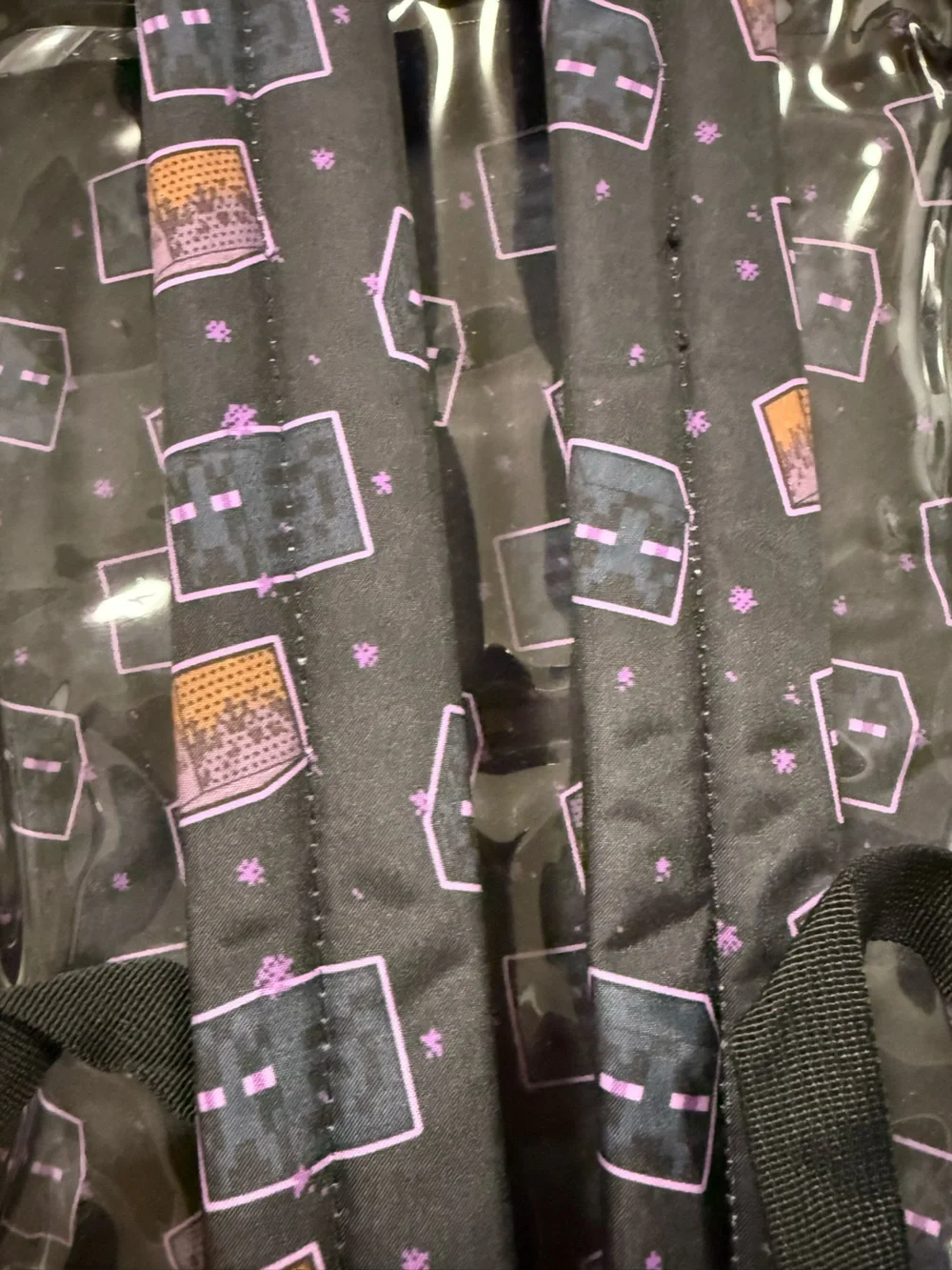 Minecraft ENDERMAN 16” School Clear Backpack | NWT